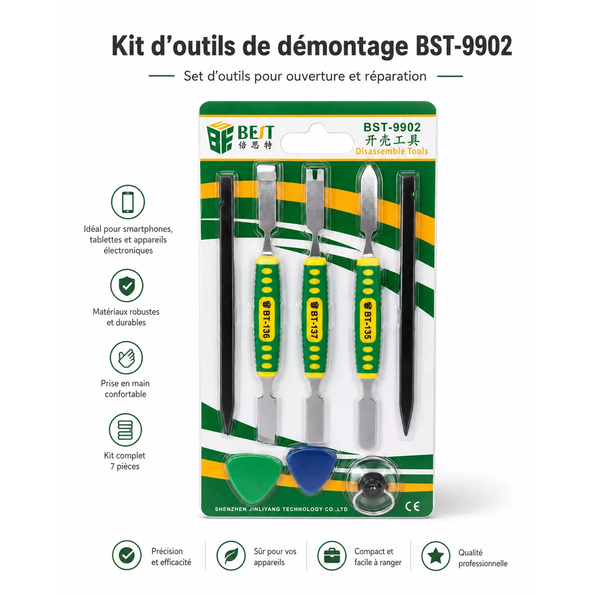Kit de démontage électronique — Vue 2